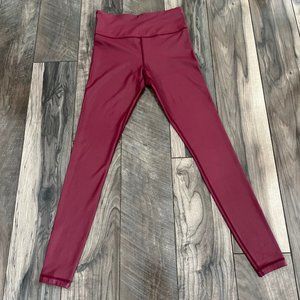 Zyia Cranberry Metallic Light n Tight Hi-Rise Legging 28"